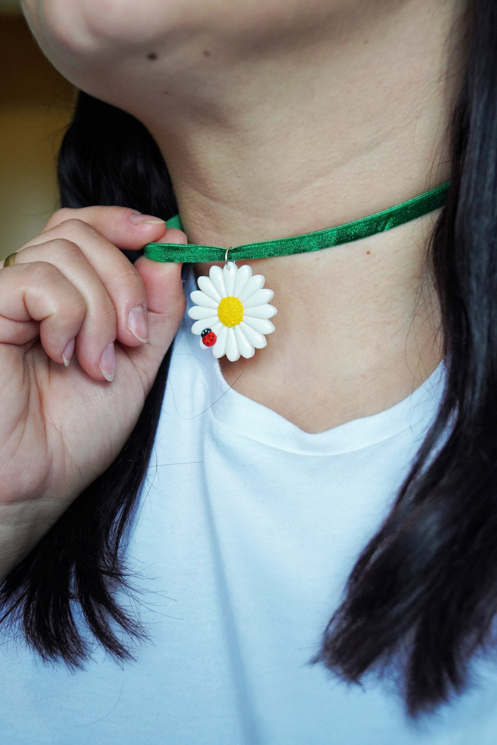 Daisy & Ladybug Pendant