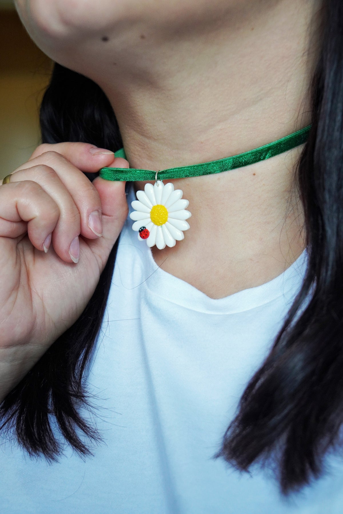 Daisy & Ladybug Pendant