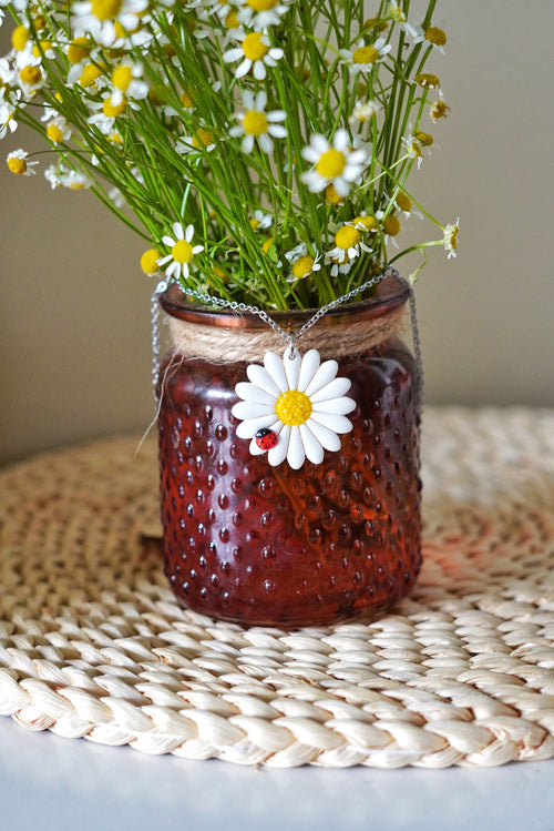 Daisy & Ladybug Pendant