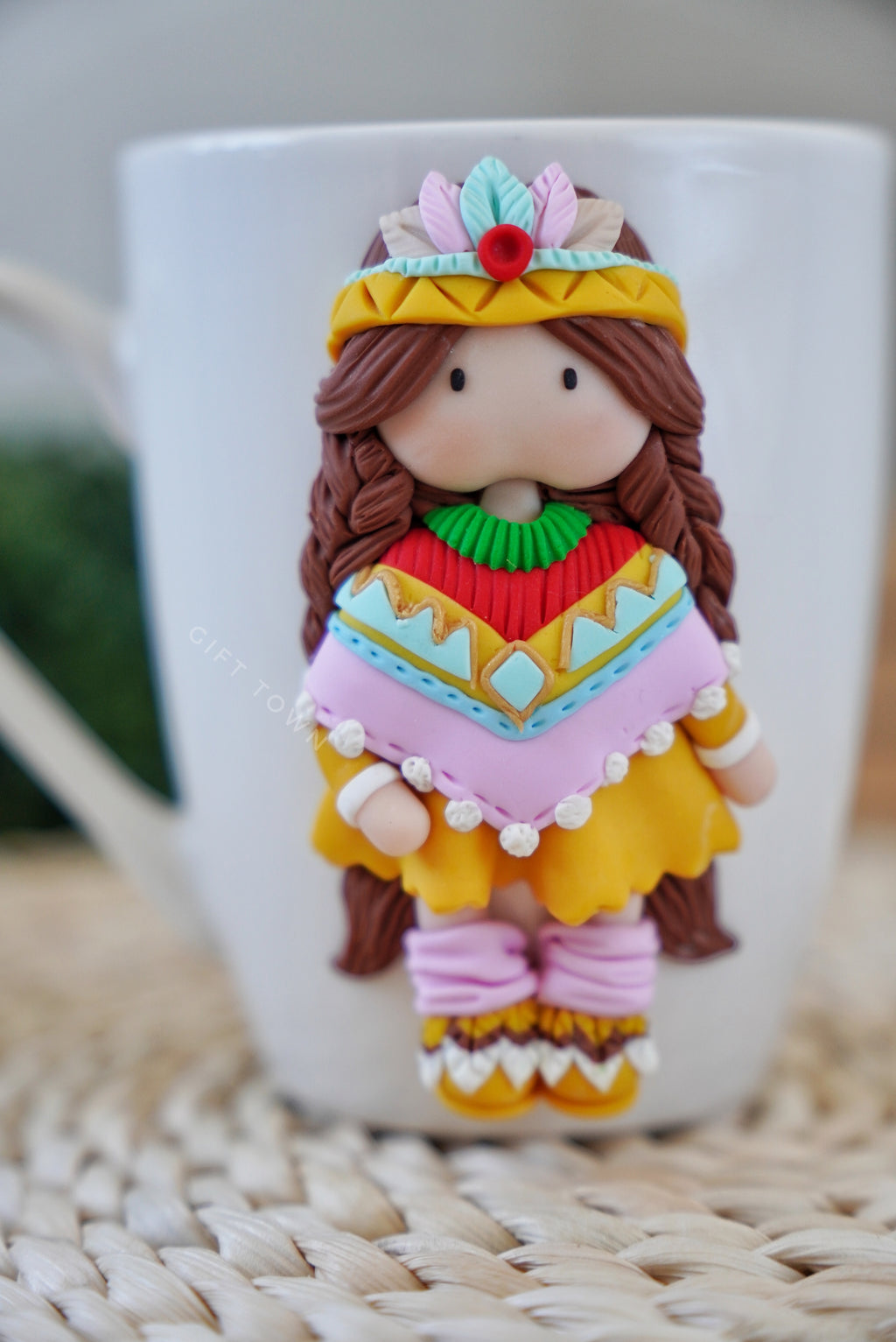 Mug with doll