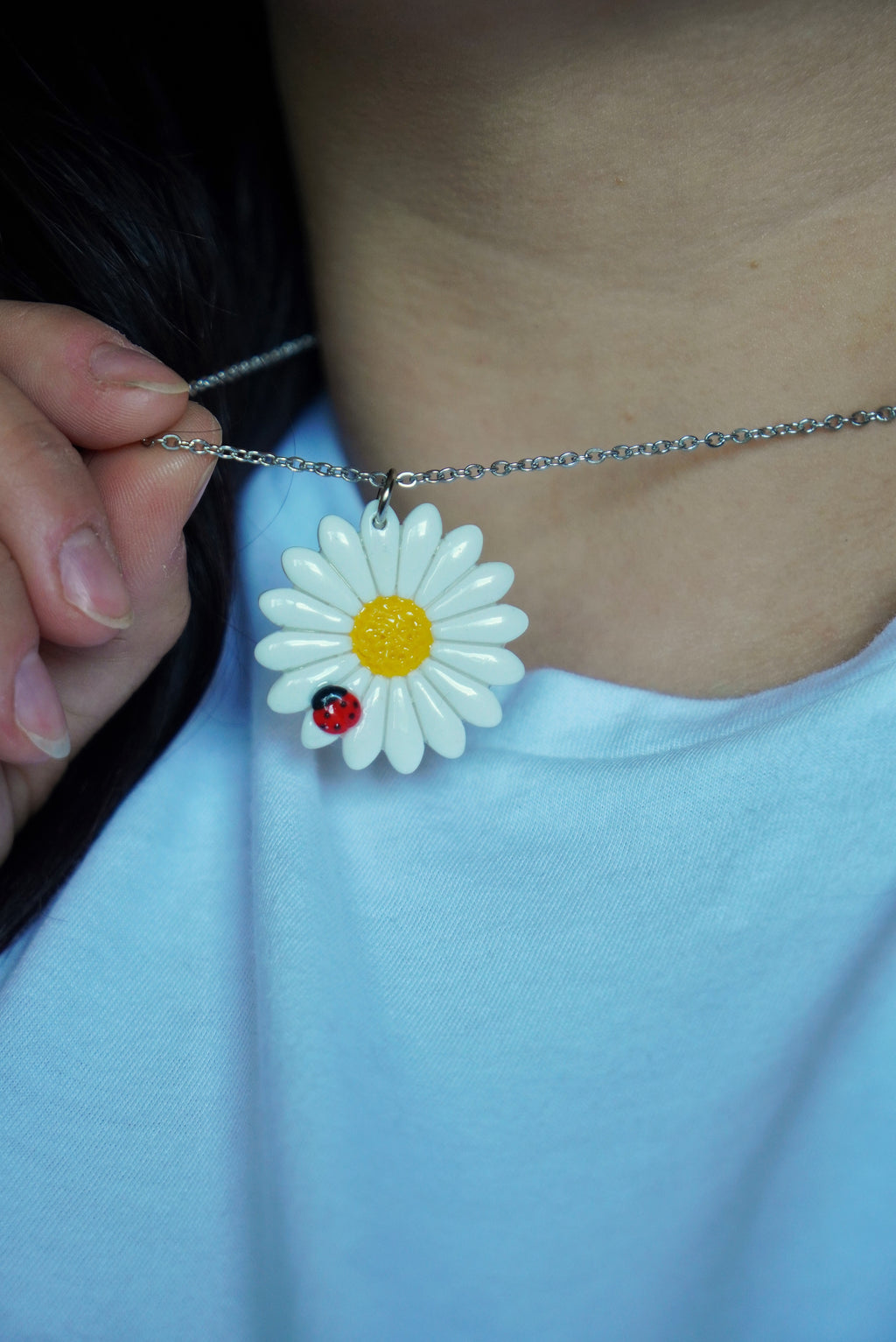 Daisy & Ladybug Pendant