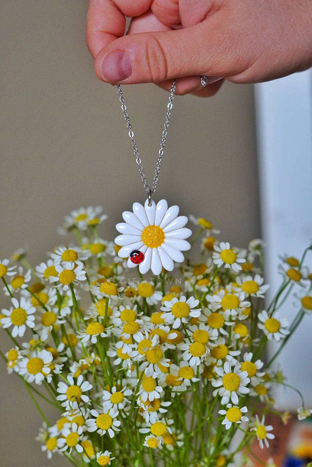 Daisy & Ladybug Pendant