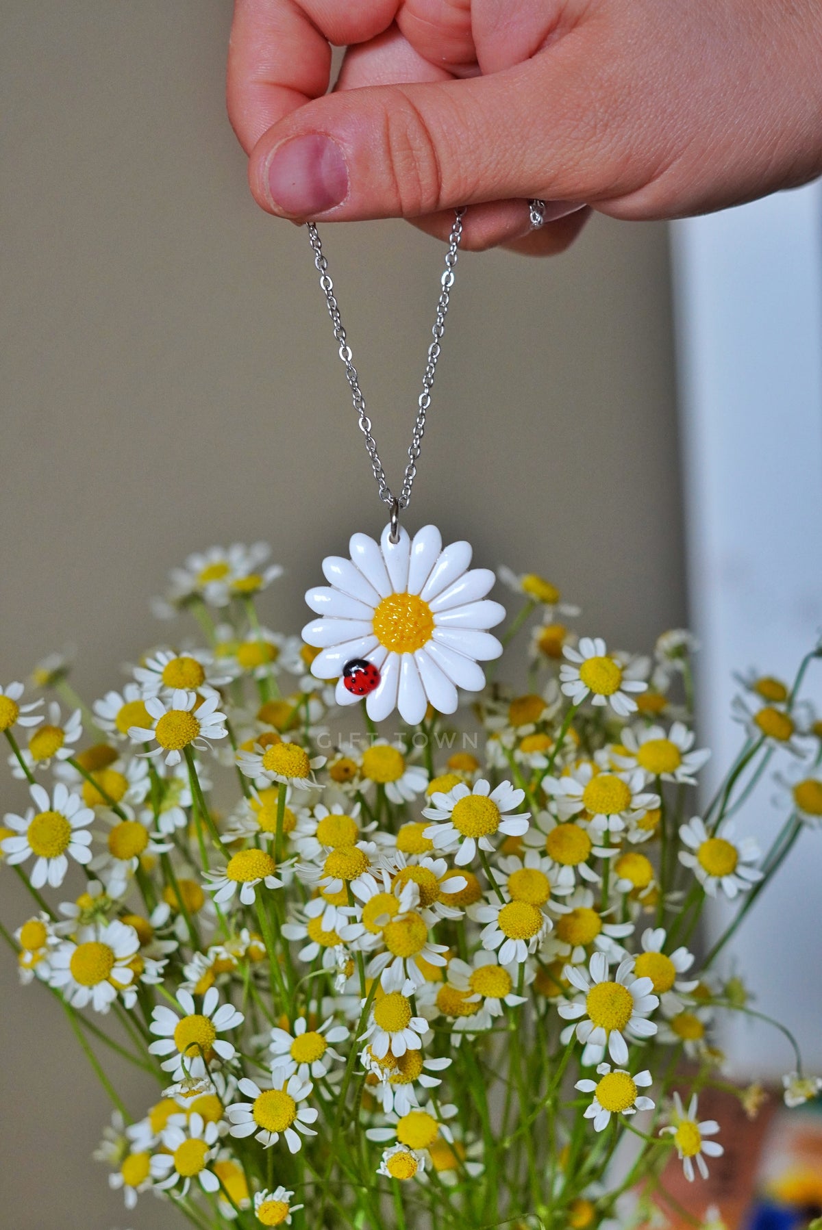 Daisy & Ladybug Pendant