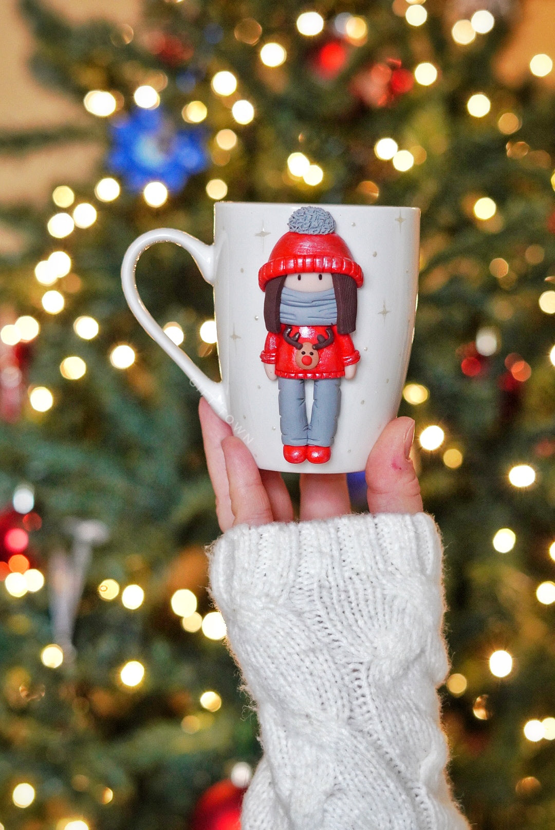Mug with doll